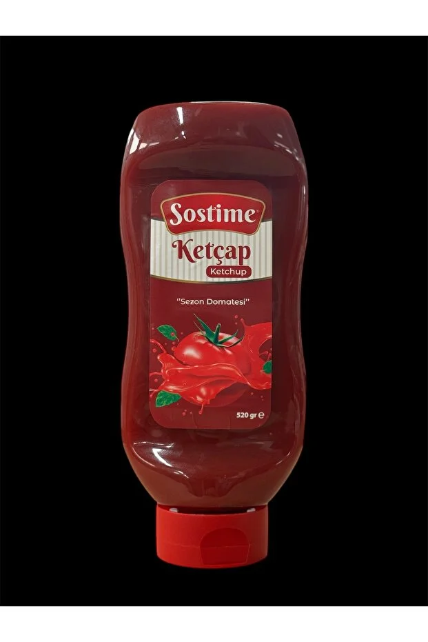 Sostime Ketçap 520g Düşük Şekerli