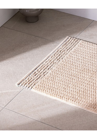 Chevere %100 Pamuk Ayak Havlusu - Bej 8684427204986 Ekru