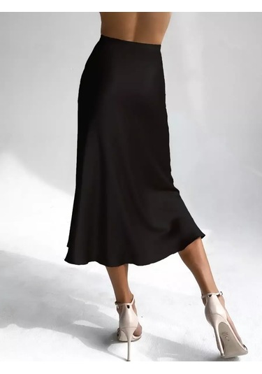 Darrı Wear Saten Midi Etek 244624638 Siyah