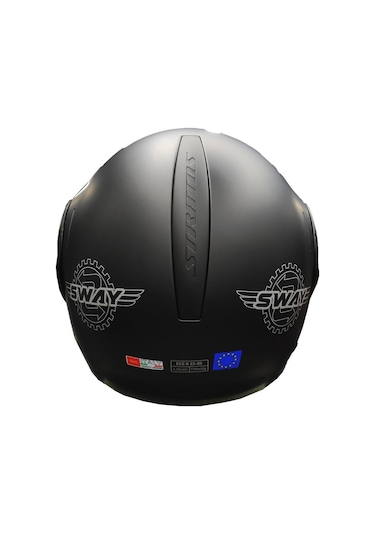 Sway Sw 907 Stratos 180 Çene Açılır Motosiklet Kaskı 64909 Siyah