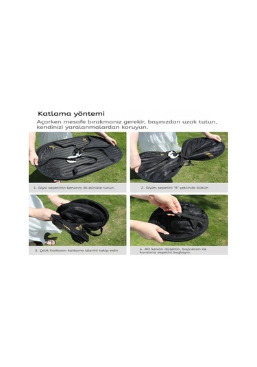 Maiyame Üç Katlı 60x40cm Fincan Kuru, Sebze Kurutma Ağı - İnce Teli, Havalandırmalı, Sinek Proof, Katlanabilir, Çok Amaçlı Kurutma Sepeti Siyah