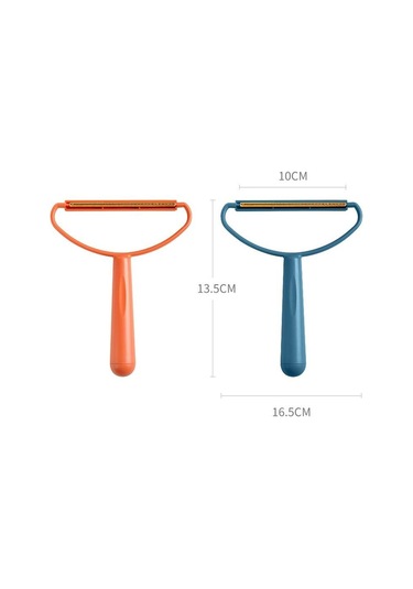 Mini Sökücü Kabarmış Kumaş Halı İçin Yün Ceket Giysi Jilet Fırça Aracı Turuncu