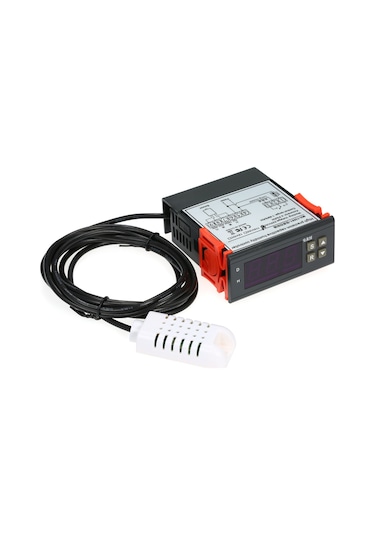 10a 220v Mini Dijital Hava Nem Kontrol Kontrol Cihazı Ölçüm Aralığı %1 %99 Sensörlü