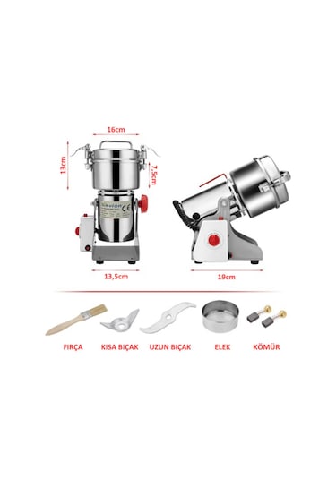 Lavion Hc500 Gr Yüksek Devirli Hububat Baharat Öğütücü