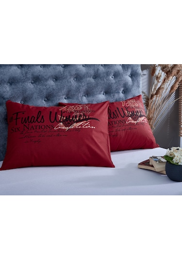 Komfort Home Baskılı Pamuklu Silikon Yastık 800 G 50 x 70 Cm 2 Ad N11.235