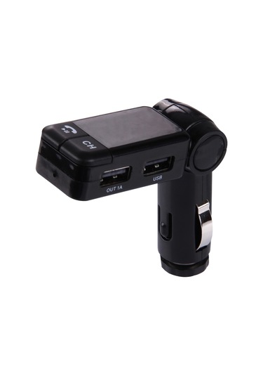 Çok Fonksiyonlu Bluetooth Araç Şarj Cihazı, Müzik Çalma Ve Ahizesiz Yanıt Desteği Telefon Ve Fm Verici Ve Akıllı Telefonlar Usb Şarj Fonksiyonu