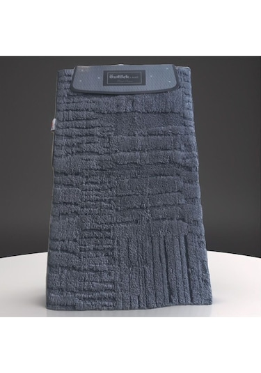 Özdilek Tufting Nora 2'li Banyo Paspası Antrasit Çok Renkli