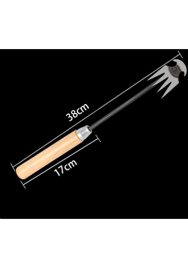 Suntek El Ayıklama Temizleme Yard Avlu Çim Ahşap Saplı Hafif