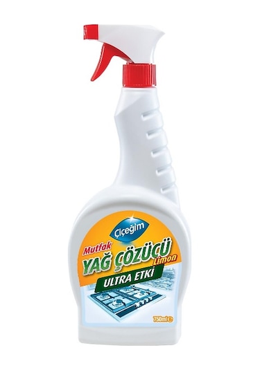 Çiçeğim Limonlu Mutfak Yağ Çözücü Sprey 750 ML