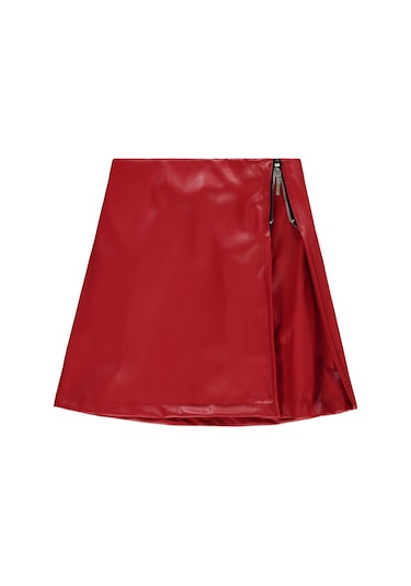 Civil Girls Kız Çocuk Etek 6-9 Yaş Kırmızı Kırmızı