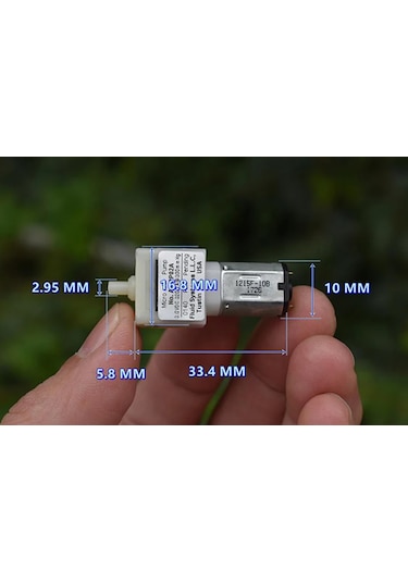 Robiz 3V 30KPa 0.3l/dakika Sessiz Micro Hava Pompası