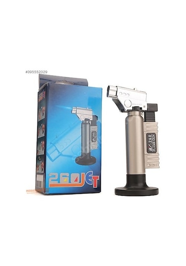 260Jet Pürmüz Çakmak Yüksek Isı Çakmak Pürmüz Gümüş