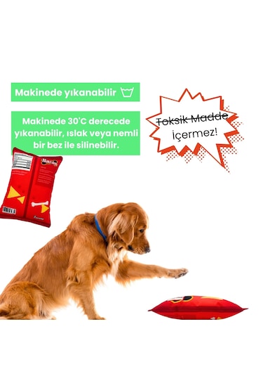 Havhav Havritos Peluş Cips Hışırtı Sesli Köpek Oyuncağı