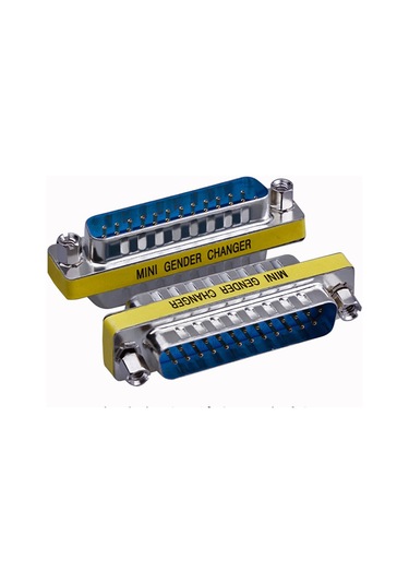 DB25 Erkek - DB25 Erkek Cinsiyet Değiştirici Adaptör