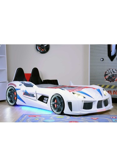 Audi Bazalı Arabalı Yatak , Kapıları Açılan Arabalı Yatak Beyaz
