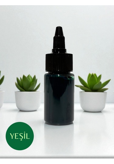 Yüksek Kalite Opak Ve Transparan Epoksi Pigment Yeşil Renk 35 Gr