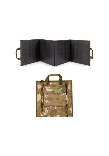 120w Katlanabilir Solar Panel Çanta Kamuflaj Renk Taşınabilir Hızlı Şarjlı Güneş Paneli