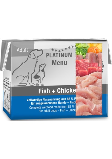 Platinum Balıklı Ve Tavuklu Yaş Köpek Maması 90gr