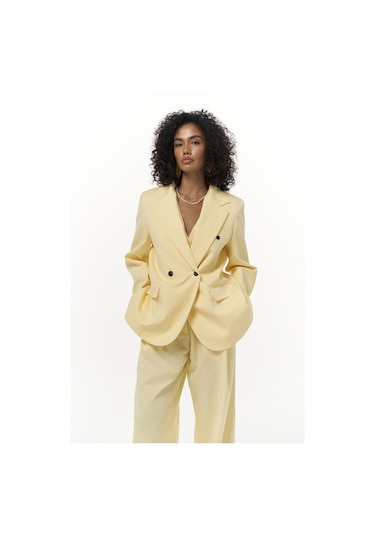 Mai Studios Co. Kaylee Sarı Blazer Sarı