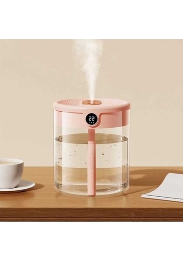 Dancemonkey K15 Işıklı Led Ekranlı Humidifier, Modern Ev Hava Nemlendirme Cihazı