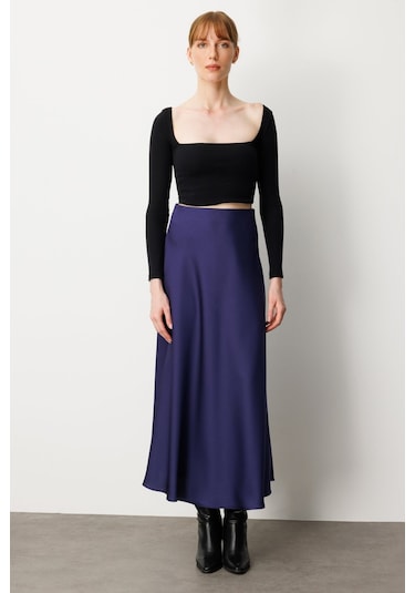 Ekol Kadın Maxi Boy Volanlı Etek 2027 Parlement Parlement