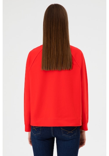 U.s. Polo Assn. Kadın Kırmızı Sweatshirt 50313610-vr030 Kırmızı