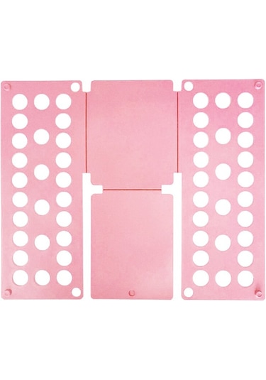 Pembe-tüm Giysiler Katlama Boyu Plastik Yetişkin Detacha Gömlek Giyim Panosu Katlanır Bender Giysi Pratik Çocuk Dosyası Hızlı