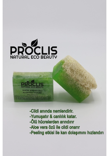 Proclis Doğal Kabak Lifli Aloe Vera Sabunu