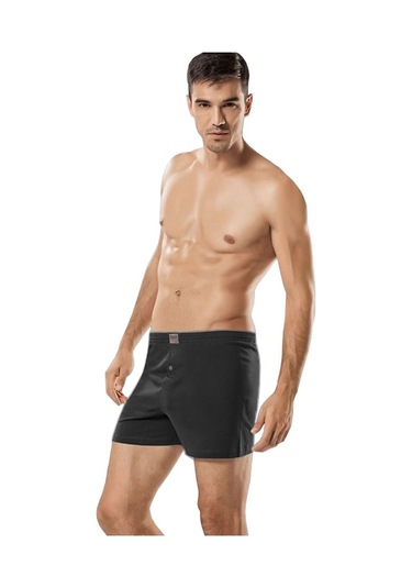 Erkek Boxer 4 Adet Tutku Düğmeli Şort Boxer