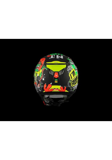 Mt Helmets Mt Çocuk Lıte Dino A1 Motosiklet Kaskı Siyah