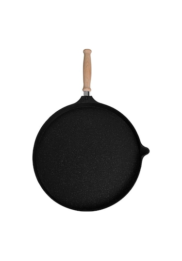 Black Lıne 34 Cm Döküm Balık Tavası Siyah