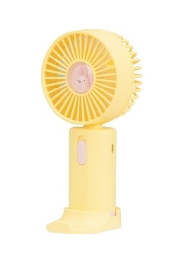 High Quality Shoe Bag 500 Ma Plastik El Fan, Yüksek Rüzgar Şarj Edilebilir, Öğrenci Yurtta Taşınabilir Basit Küçük Fan Için Uygun B8cxkk Sarı