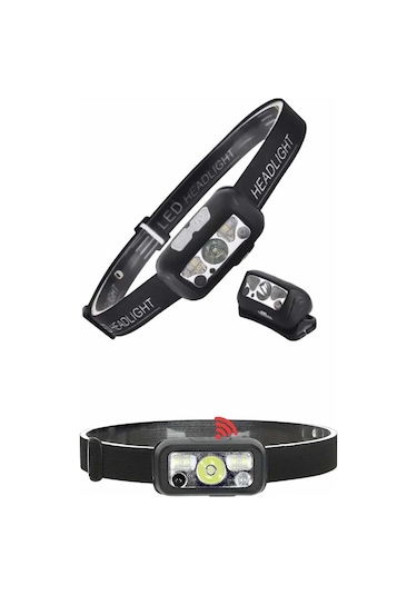 Ayarlanabilir Kafa Lambası Type-c Şarjlı Kompakt Kamp Lambası Çoklu Renk