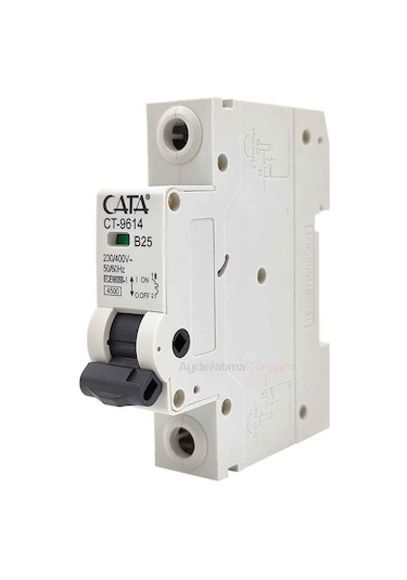 Cata 1x25 Amper W Otomat Monofaze Sigorta Ct-9614