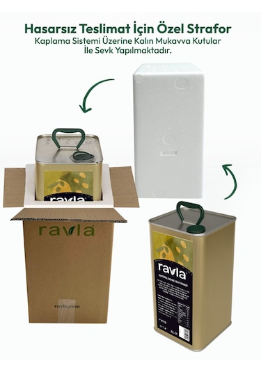 Ravla Naturel Sızma Zeytinyağı - Sofralık 5l