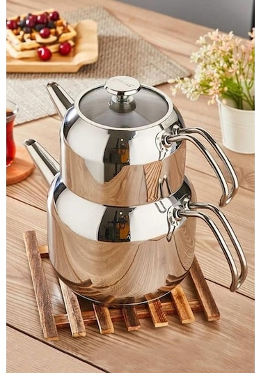 Amboss COO-0229 Cool Orta Boy Çelik Çaydanlık