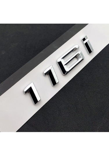 Bmw 116i Krom Bagaj Yazısı İthal Ürün A++ Kalite