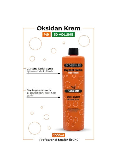 Morfose Oksidan Krem 30 Volüm 1 L