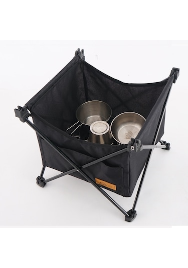 Cls Açık Katlanır Piknik Masa Depolama Asılı Çanta Taşınabilir Görünmez Cep Depolama Asılı Cep Küçük Cep Siyah
