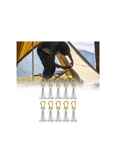 Suntek 10 Parça Güverte Ankraj Mandalları Paslanmaz Altın Altın