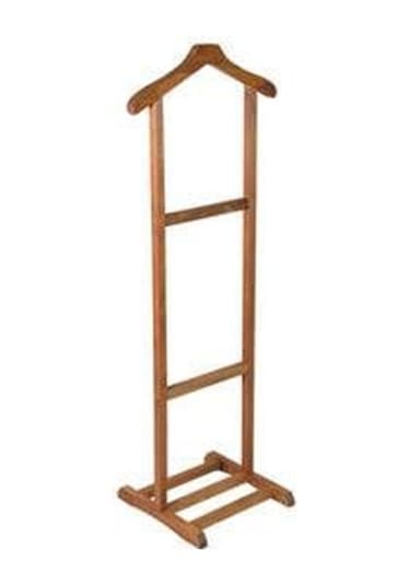 Ahşap Dilsiz Uşak Elbise Askısı Tekli Dilsizuşak Askılık N11.152 Meşe