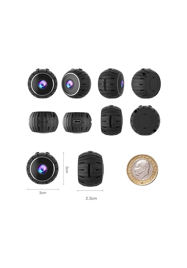 Wevolt X10 1080P Ultra Mini Wifi Gece Görüşlü Mini Dv Kamera