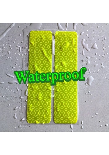 4 Adet Yansıtıcı Şeritler Gece Güvenlik Uyarı Motosiklet