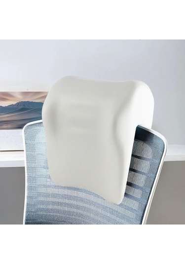 Homyl Ofis Koltuğu Boyun Destek Yastığı Seyahat Ev Oyun Için Beyaz