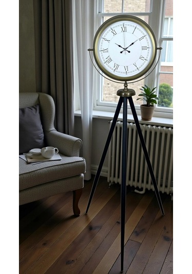 Prestij Vintage Tripod Ayaklı Saat Çok Renkli
