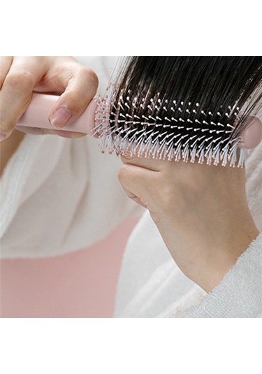 Tek Anahtar Hızlı Temizlik Saç Tarak Kadın Saç Fırçası Hava Yastığı Saç Derisi Masaj Tarak Saç Şekillendirici Aracı Tarak D