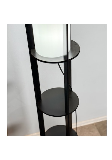 Lambader Aydınlatma Raflı Lambader Çok Amaçlı Raf 1127