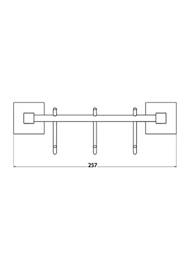 Lara Gold Üçlü Kanca Askılık Diğer
