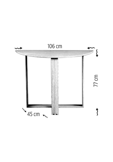 Pasifichome Pasific Home Middle Masa Meşe