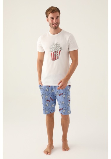 Rolypoly Pop Krem Erkek Bermuda Takım 5274-43018 Krem